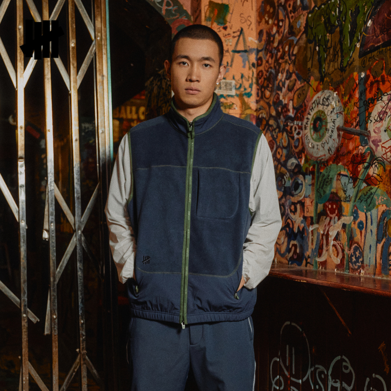 秋新品保暖摇粒绒马甲