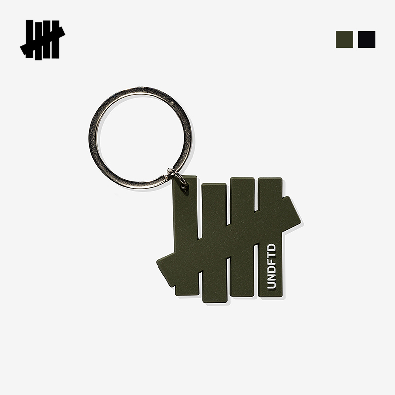 UNDEFEATED五条杠官方夏季新品LOGO钥匙扣