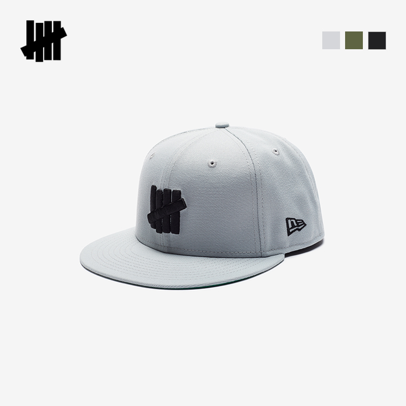 UNDEFEATED春季刺绣平沿帽