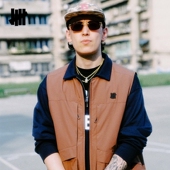 经典 UNDEFEATED五条杠官方秋季 潮流美式 时尚 无领户外马甲 新品