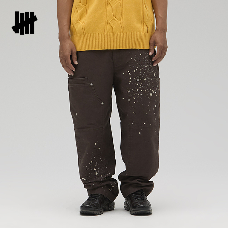 UNDEFEATED五条杠官方春季新品双膝工装裤梭织长裤