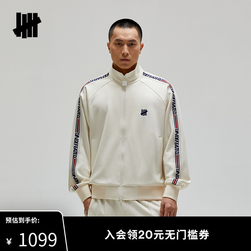 UNDEFEATED五条杠官方春季新品复古红白蓝 TRACK JACKET 夹克外套 男装 夹克 原图主图