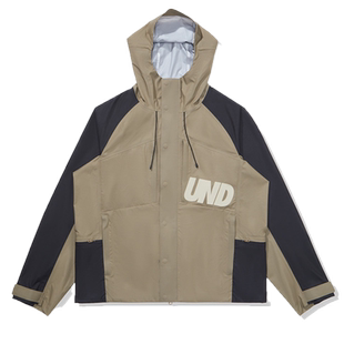 UNDEFEATED五条杠官方秋季新品后背立体口袋防泼水连帽户外外套