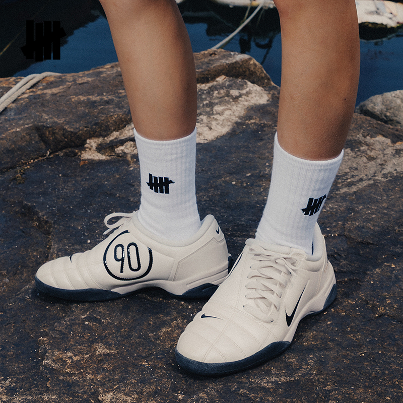 UNDEFEATED五条杠官方夏季新品三双装运动中筒袜