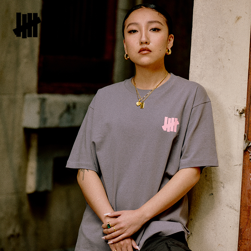 UNDEFEATED五条杠官方春季新品美式复古ICON经典款LOGO短袖T恤