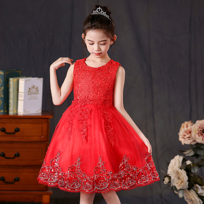 女童公主裙礼服2026新款