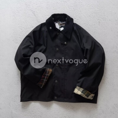 【NextVogue】417 barbour transport复古格纹短款无蜡夹克25aw