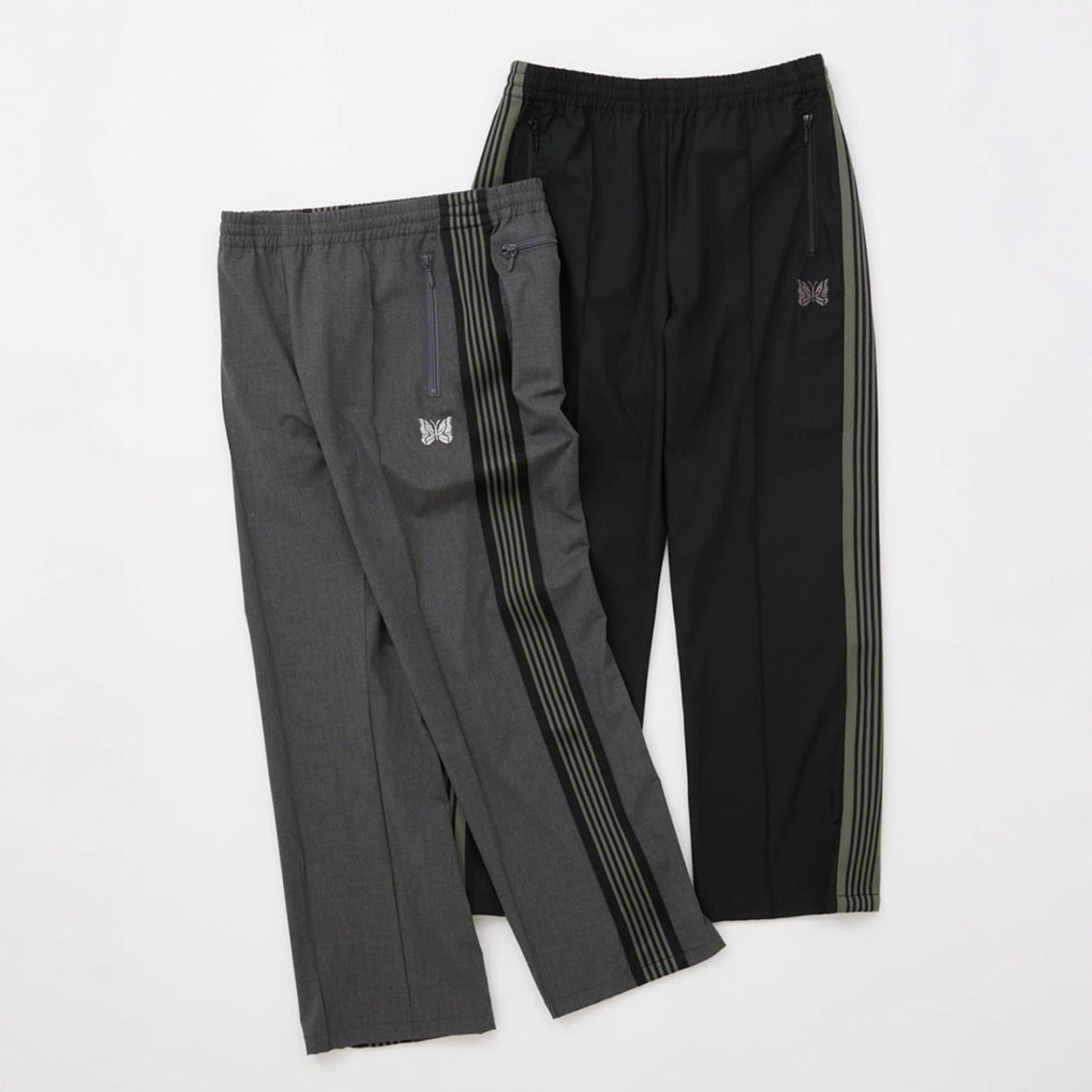【NextVogue】NEEDLES JS 别注SMU Track Slacks Pant 直筒休闲裤