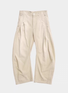 【NextVogue】CONZ CORDUROY CURVED LEG PANTS水洗灯芯绒裤25aw