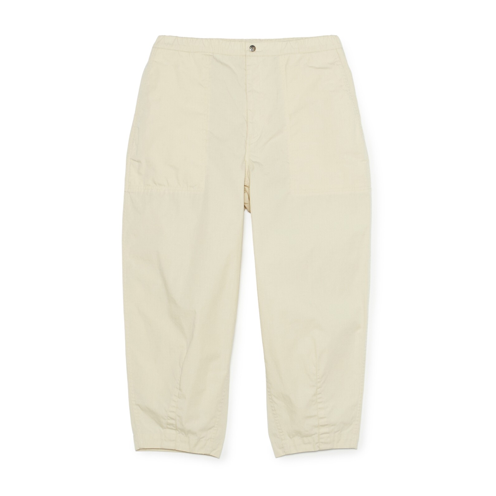 【NextVogue】TNF北面紫标Ripstop Wide Cropped棉尼龙宽松休闲裤 - 实物图