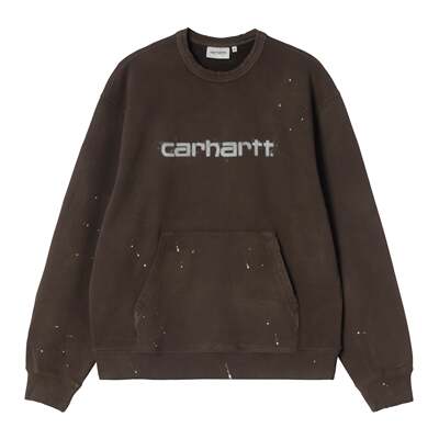 【NextVogue】carhartt wip Painter Swea水洗做旧泼墨卫衣036899