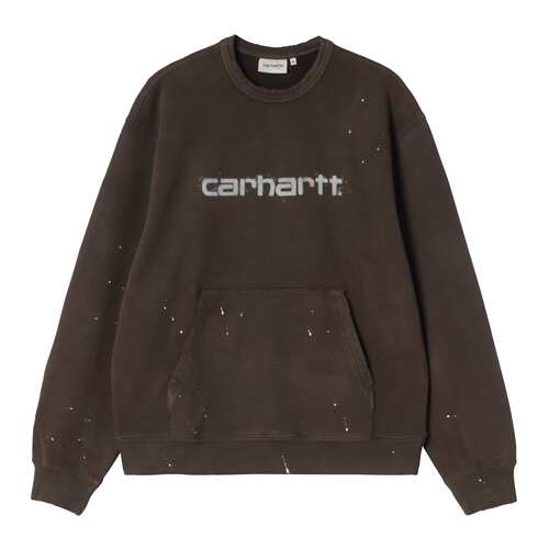 【NextVogue】carhartt wip Painter Swea水洗做旧泼墨卫衣036899