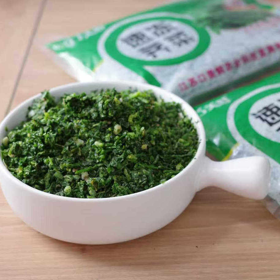 苏北野蔬菜冷冻荠荠菜野菜地菜切碎混沌饺子生包子春卷馅5斤商用