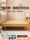无床头实木床1.2米单人床排骨架床架1米5卧室小户型地台榻榻米床