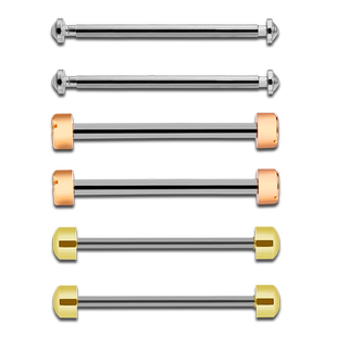 适用MK飞亚达罗西尼天王凹形接口表带轴螺丝连接杆手表螺丝杆配件