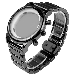 适配阿玛尼AR1507 AR1509/1895 AR70002男女蝴蝶扣陶瓷手表带配件