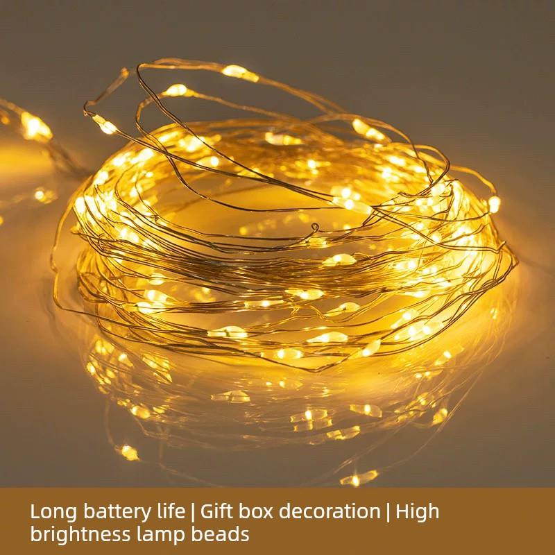 灯带led灯条氛围灯串灯珠装饰满天星星生日发光闪灯电池小彩灯