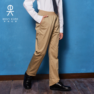 伊顿纪德校服 男童休闲长裤大童儿童时尚裤2020春秋款裤子