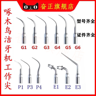 牙科口腔材料洁牙机刀头超声波洁牙机工作尖洗牙机头G1G2P1P3配件