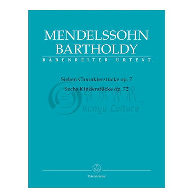 门德尔松性格小品儿童钢琴曲