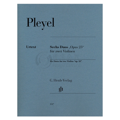 小提琴二重奏六首两把普莱耶尔