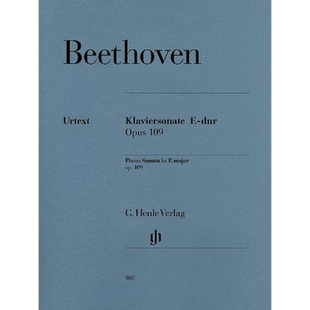 贝多芬 第30钢琴奏鸣曲 E大调 op109 钢琴独奏 带指法 亨乐原版乐谱书 Beethoven Piano Sonata HN362