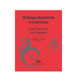 音阶练习 小号独奏 布达佩斯原版乐谱书 SCALE EXERCISES FOR TRUMPET Compiled by Borst Rudolf Z7157