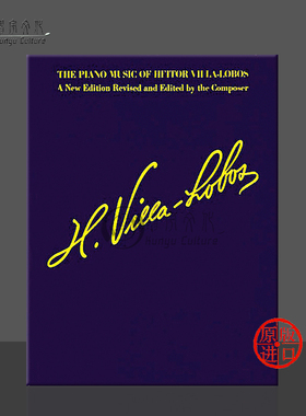 海特 维拉 洛博斯 钢琴音乐作品集 Music sales原版乐谱书 The Piano Music of Heitor Villa Lobos HL14025500