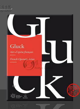 格鲁克 法国歌剧咏叹调 钢琴独奏 骑熊士原版乐谱书 Gluck French Operatic Arias Piano BA8166