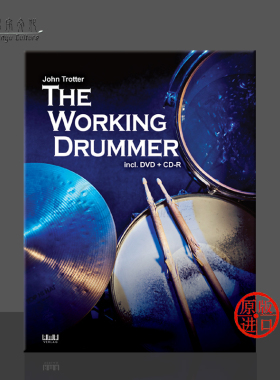 特里特 职业鼓手 鼓组 AMA原版进口乐谱书 John Trotter The Working Drummer engl 610454E