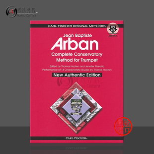 Baptiste 小号教材全集 费舍尔乐谱书 阿尔班 Arban Method 新权威版 Conservatory 附在线音频下载 O21x 胶装 Complete Jean