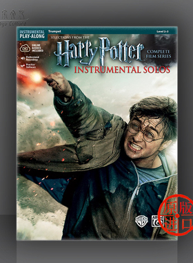 哈利波特 电影音乐全系列小号独奏作品 附在线音乐 Alfred原版乐谱书 Harry Potter™ Instrumental Solos Trumpet 00-39223