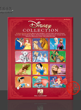 迪士尼选集 第三版 简易儿童钢琴和声乐选集 海伦德原版进口乐谱书 THE DISNEY COLLECTION 3RD EDITION HL00222535