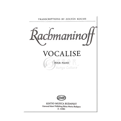 拉赫玛尼诺夫练声曲Op34钢琴独奏