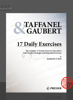 塔法内尔 高伯特 长笛每日练习 17首 原版乐谱书 Taffanel Gaubert Daily Exercises Flute 414-41239