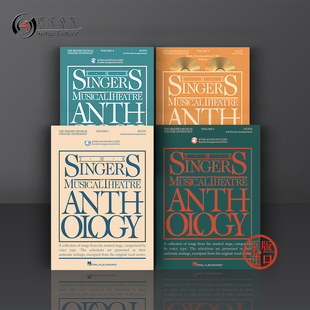 Musical 二重唱 The 歌唱家音乐剧选集 Theatre 全套共四卷 Volume 附在线或CD 英皇考级原版 Anthology Singers
