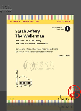 Jeffery Sarah The Wellerman Variations on a Sea Shanty 朔特原版乐谱书 SE1057D