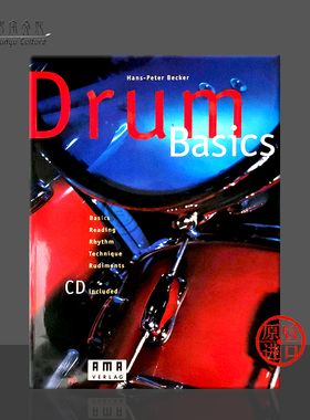 贝克尔 鼓乐基础 鼓组 AMA原版乐谱书 Hans Peter Becker Drum Basics 610163E