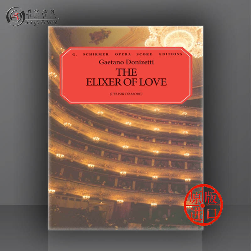 尼采蒂甘醇两幕喜歌剧声乐总谱