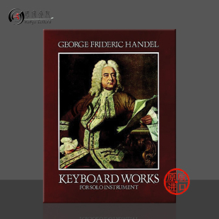 for 键盘作品 Keyboard 亨德尔 Solo Dover原版 Piano 钢琴独奏 243389 进口乐谱书 Instrument Works