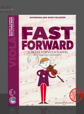 科里奇 快进 21首儿童作品 中提琴和钢琴附在线音乐 博浩原版乐谱 Colledge Shooting Stars21 pieces for cello piano  BH 13543