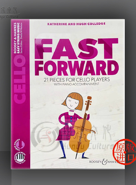 科里奇 快进 大提琴和钢琴 附在线音乐下载 博浩原版乐谱书 Fast Forward Cello and Piano BH13542
