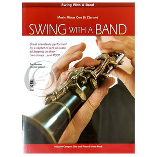 提姆戈登民谣单簧管 附CD  MMO原版乐谱书 Tim Gordon Swing with a Ban d HL00400637