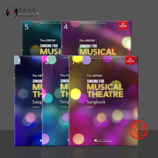 Softcover ABRSM Musical Theatre For 全套共一至五级 Singing 英皇考级 Grade 音乐剧歌唱曲目