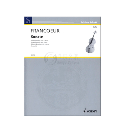 大提琴奏鸣曲弗朗科尔附钢伴朔特