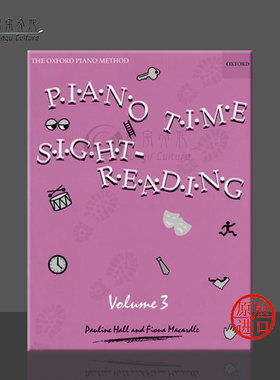 钢琴时间 视奏 卷三 游戏练习 英皇考级 Oxford 牛津原版乐谱书 Piano Time Sightreading Book 3 By Pauline Hall 9780193727700