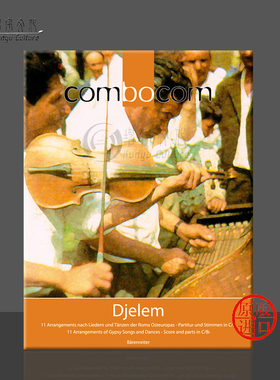 11首歌曲与舞曲改编作品 骑熊士原版乐谱书 Djelem 11 Arrangements nach Liedern und Tanzen der Roma Osteuropas BA7664