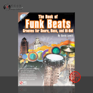 放克全书 节奏律动  小鼓贝斯和踩镲 海伦德原版乐谱书 The Book of Funk Beats Grooves for Snare Bass and Hi hat HL02500953