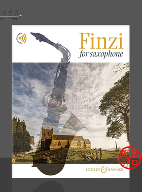 芬齐 萨克斯作品集 中音萨克斯和钢琴 博浩原版乐谱书 Finzi Finzi for Saxophone BH13481