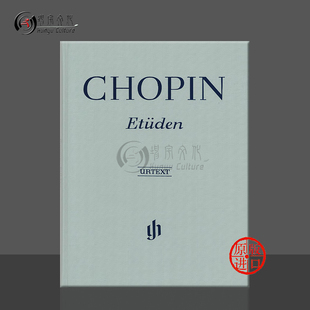 for 带指法 德国 硬壳 肖邦练习曲集 亨乐原版 Etudes piano Chopin 精装 Frederic 进口乐谱书 HN229 solo Henle 钢琴独奏